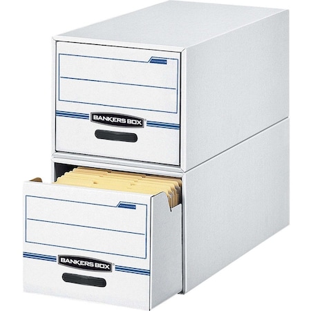 Bankers Box Storage Drawers, Legal, 15-1/2"x23-1/4"x10-3/8", 6/CT, WE/BE PK FEL00722
